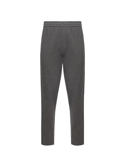 Moncler Logo-patch Track Pants In Gray