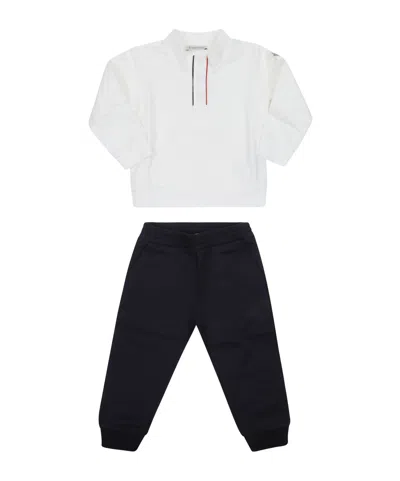 Moncler Logo-patch Tracksuit Set In Multi