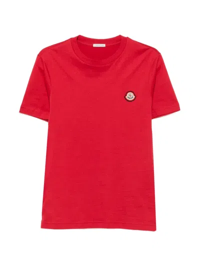 MONCLER LOGO-PATCH T-SHIRT