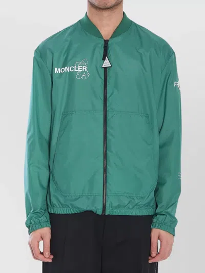 Moncler Logo-print Bomber Jacket In Multi