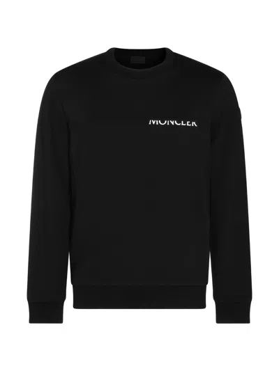 Moncler Logo-print Mini Sweater In Black