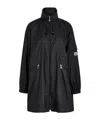 Moncler Adhemar Water-repellent Long Parka Jacket In Black