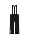 Moncler Adjustable Strap Nylon Technical Pants In Black