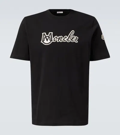 Moncler Small Logo T-shirt In Black
