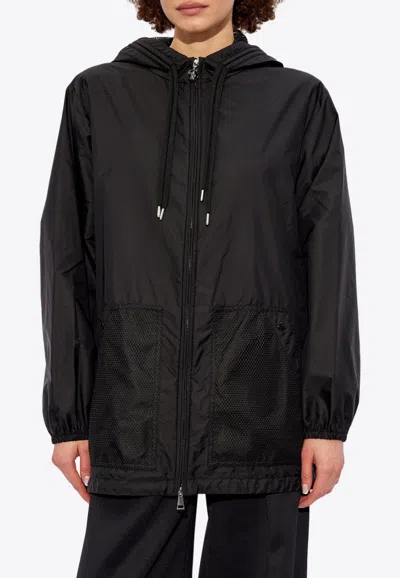 Moncler Lole Windbreaker Jacket In Black