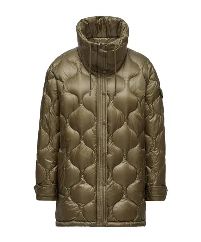 Moncler Lombi Hooded Mid-length Down Jacket