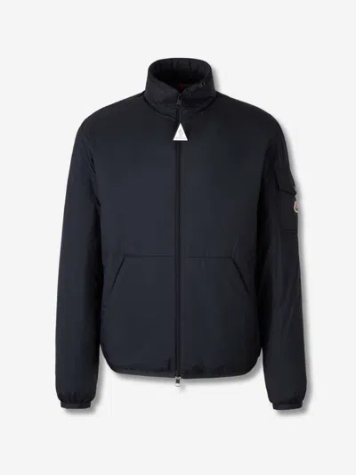 Moncler Long Coat In Black