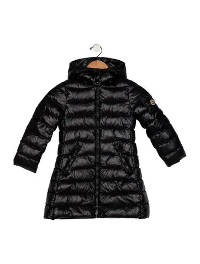 Pre-owned Moncler Babies' Long Down Coat In Black