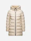 Moncler Midi Suyenne Down Jacket With Hood In White