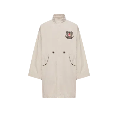 Moncler Long Parka, Unisex, Beige, Size: 0 In Neutral
