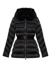 Moncler Long-sleeve Belted Jacket In Multi