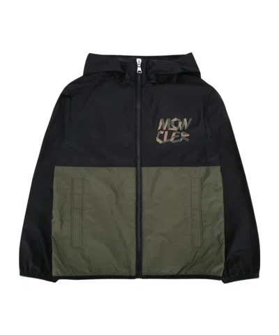 Moncler Long Sleeve Casual Jacket In Black
