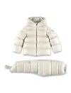 Moncler Long Sleeve Cotton Suit In Neutral