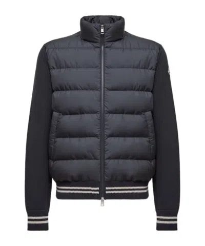 MONCLER MONCLER PANELLED ZIPPED JACKET