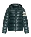 Moncler Long Sleeve Down Jacket In Green