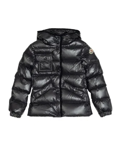 Moncler Long Sleeve Down Jacket In Blue