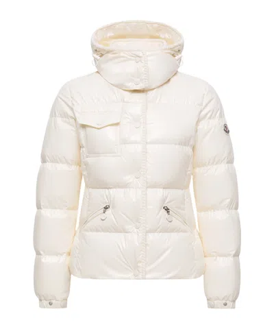 Moncler Long Sleeve Down Jacket In White