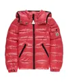 Moncler Long Sleeve Down Jacket In Red