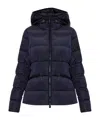 Moncler Long Sleeve Down Jacket In Blue