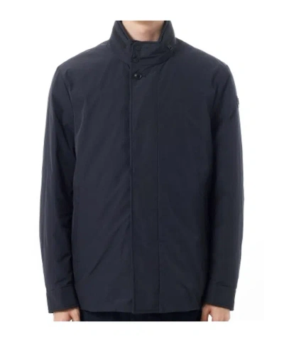 Moncler Long Sleeve Down Jacket In Midnight Blue