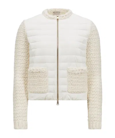 MONCLER MONCLER PADDED ZIP-UP CARDIGAN