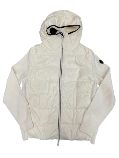 Moncler Long Sleeve Down Jacket In White