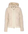 Moncler Long Sleeve Jacket In Nude