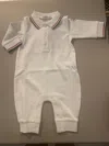 Moncler Long Sleeve Jumpsuit In White