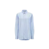 Moncler Long-sleeved Shirt In Blue