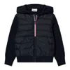 Moncler Long Sleeve Padded Sweatshirt In Blue