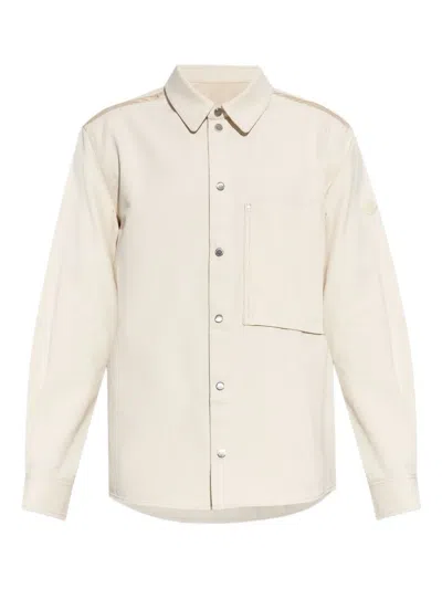 Moncler Long Sleeve Shirt In Neutral