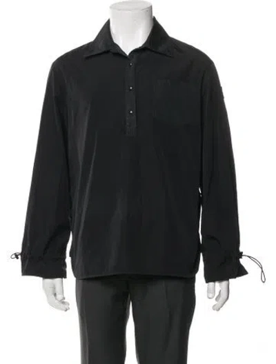 Pre-owned Moncler Long Sleeve Shirt In Black