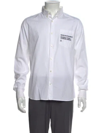 Pre-owned Moncler Long Sleeve Shirt In White