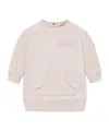 Moncler Long Sleeve Sweater Dress In Pink