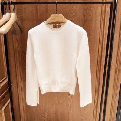 Moncler Long Sleeve Sweater In Multi