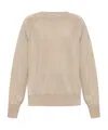 Moncler Long Sleeve Sweatshirt In Neutral
