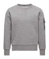Moncler Long Sleeve Sweatshirt In Gray