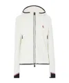 Moncler Long Sleeve Sweatshirt Jacket In White