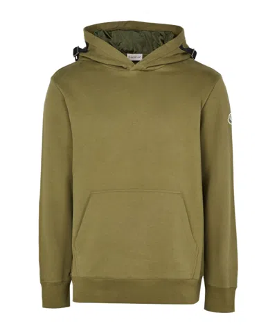 Moncler Long Sleeve Sweatshirt In Khaki