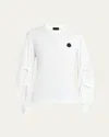 Moncler Long-sleeve T-shirt In Natural