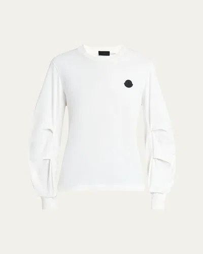 Moncler Long-sleeve T-shirt In Natural