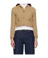 Moncler Long-sleeved Cardigan In Multi
