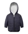 Moncler Long-sleeved Casual Jacket In Blue