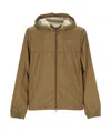 Moncler Long-sleeved Casual Jacket In Green