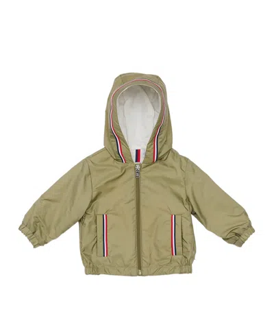 Moncler Long-sleeved Casual Jacket In Green