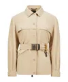 Moncler Veste Utilitaire Ceinturée Kaeng In Nude