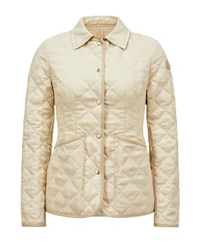 Moncler Long-sleeved Casual Jacket In White