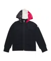Moncler Long-sleeved Coat In Blue
