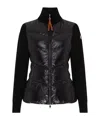 Moncler Womens Black Gast Brand-patch Shell-down Jacket In Black