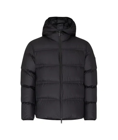 Moncler Long-sleeved Cotton Clothes In Black